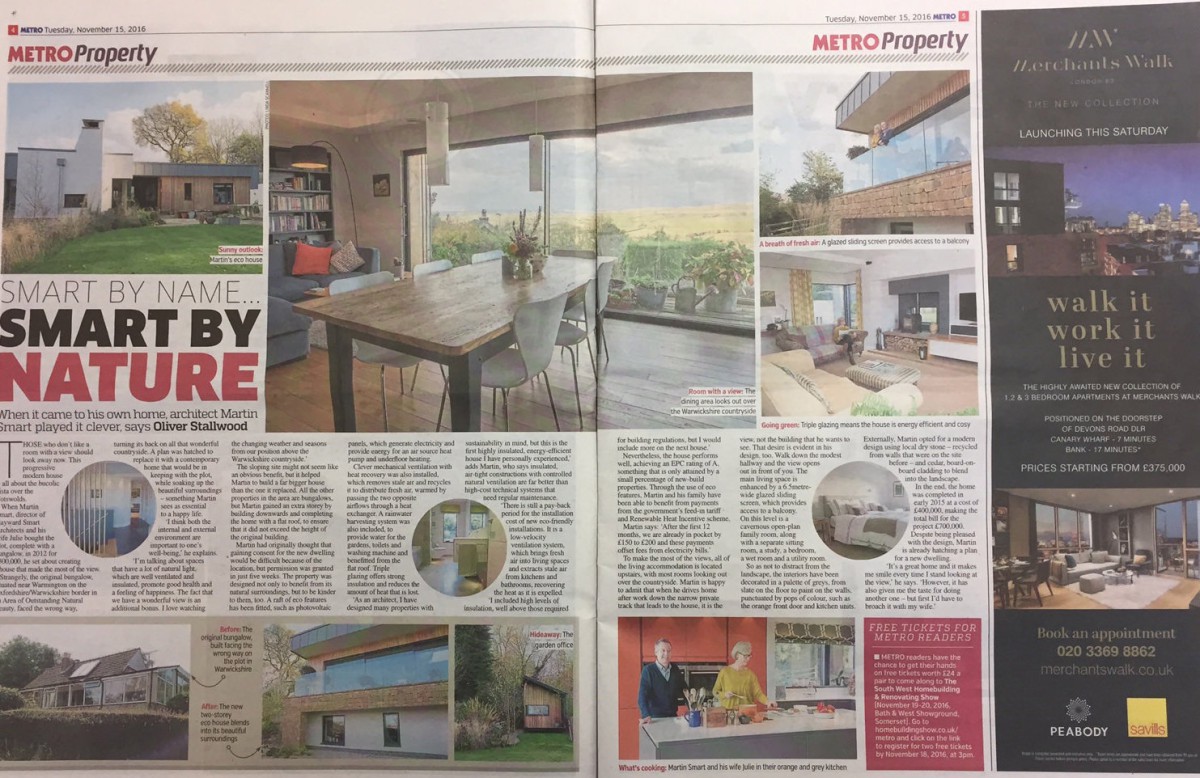 Metro newspaper property section